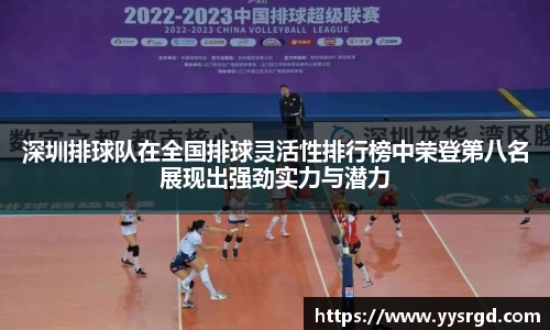 深圳排球队在全国排球灵活性排行榜中荣登第八名展现出强劲实力与潜力